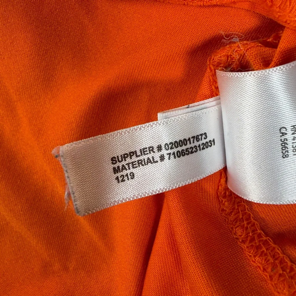 Polo Ralph Lauren Men Performance T-Shirt Orange Short Sleeve Pony Logo XL #3239